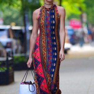 NWT Sexy Bohemian Maxi Dress
